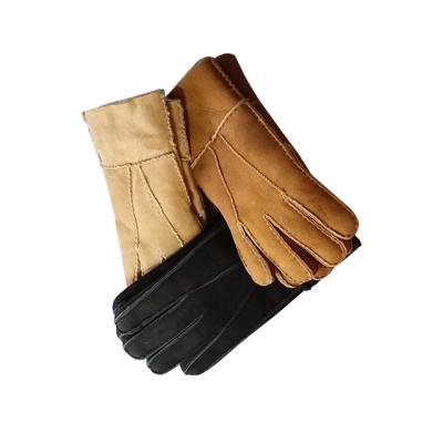 China New Fashion Breathable And Comfortable Keeping Warm Comfortable Female Sheepskin Gloves for sale