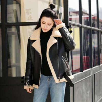 China Breathable Genuine Leather Coat Jacket Women Genuine Leather Sheepskin Jacket Real Women for sale