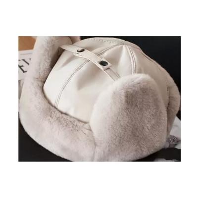 China breathable & Women's Unisex Rabbit Fur Waterproof Bomber Hat for sale