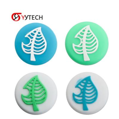 China SYYTECH Silicone Animal Crossing Tree Leaf Thumb Stick Grip Hat Joystick Cover For Nintendo Switch Lite Gamepad Controller for sale