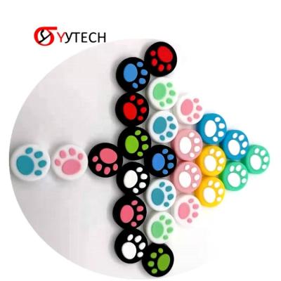 China SYYTECH Protective Paw Thumb Stick Thumbstick Joystick Grips Silicone Button Cap for NS Nintendo Switch Controller SW-043 for sale