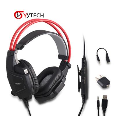 China Wired Earphone for PS4 SYYTECH Gaming Multifunctional USB Headphones Wired Gamer Earphone Gaming Headset for PS4 Pro Xbox Slim PC for sale