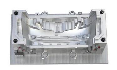 China Moldeo a presión plástico modificado para requisitos particulares de la alta precisión para el molde de parachoques del coche del automóvil en venta