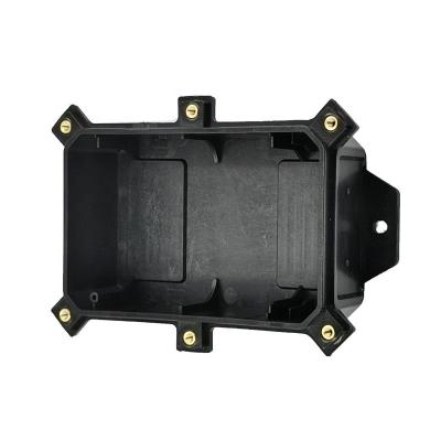 China Black PA66 Precision Short Run Metal Insert Plastic Injection Molding Plastic Items for sale