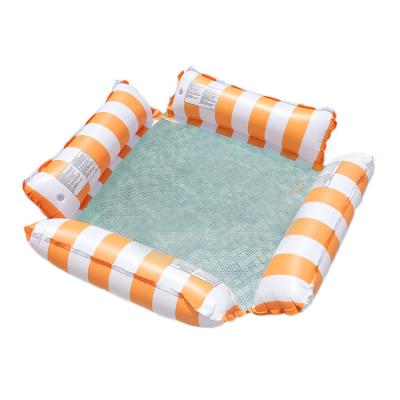 China Hot Selling XXL-27 Water Sport New Four Tube Inflatable Float Rows Pool Net Foldable Stripe Hanging Floating Row for sale