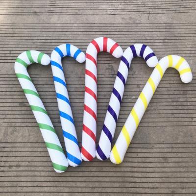 China Inflatable Xmas Party Decoration XXL-23 Candy Canes Jumbo Outdoor Holiday Decorations Inflatable Santa Claus Toys for sale