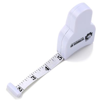 China Soft Custom Reteactable LOGO Flexible Waist Circumference Body Tape Measure for sale