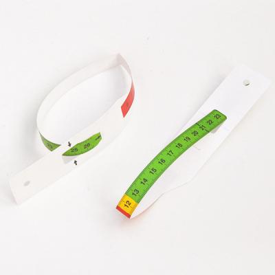 China Reteactable smooth medcare 26.5cm head MUAC medical promotional colorful measurement baby printed tape for sale