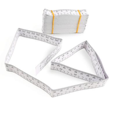 China Soft Reteactable Custom Printed Disposable Medical Paper Measuring Tape , Infrared Tape Measuring Infant Paper for sale