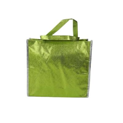 China Recyclable Green PP Non Woven Carry Bag For Shopping for sale