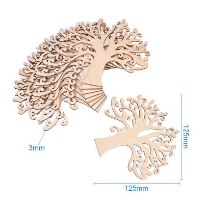 China None Pandahall 12.5cm 10 PCs Tree Of Life Wooden Cabochons for sale