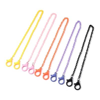 China FASHIONABLE pandahall customized ABS plastic cable chain necklaces for monocle chains and handbag chains for sale