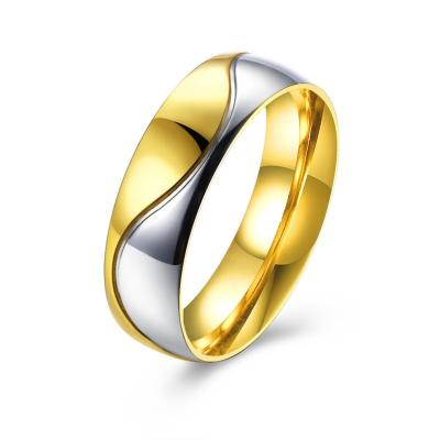 China Cheap Vintage Lovely PandaHall Infinity Titanium Steel Couple Ring for sale