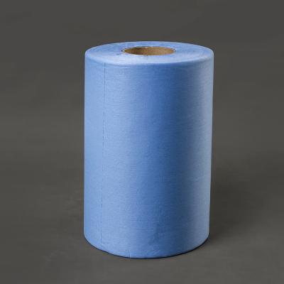 China Sustainable Industrial Rag Cloth Polyester Wood Pulp Cleaning Cloths for sale