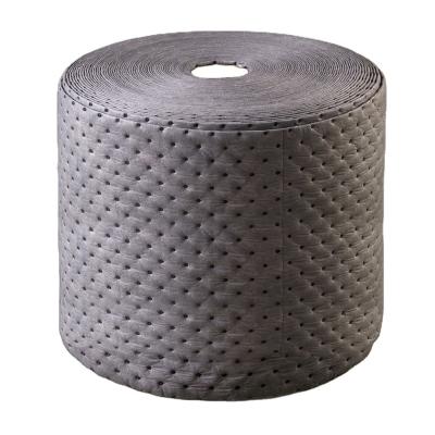 China Industrial Traffic Oil Absorbent Workshop Roll Polypropylene Oil Absorbing Roll for sale