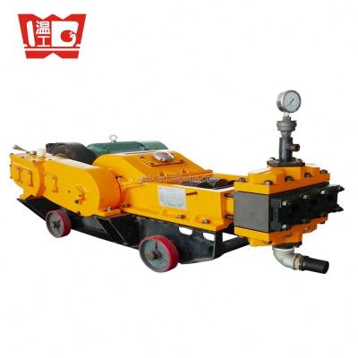 China Construction worksÂ   High Pressure 3 Piston Cement Mortar Slurry Grout Squirt Pump Grouting Machine for sale