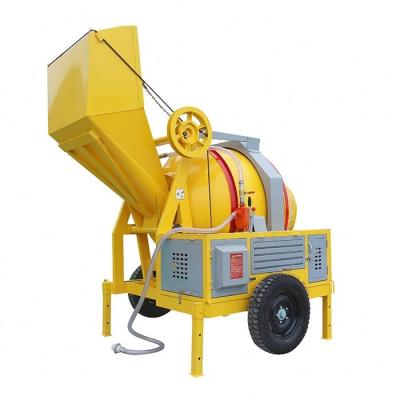 China Constrction Construction Mixer And Pumping Machine JZR350 Mixer Drum With Lift Rope Concrete Pump for sale