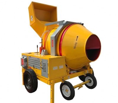 China Construction worksÂ   JZR350-H Diesel Hydraulic Concrete Mixer With Rope Lifting for sale