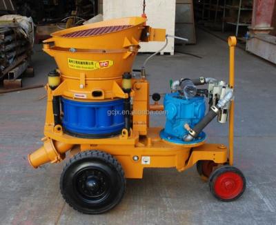 China Construction worksÂ   PZ-7Q Air Dry Mix Mortar Driven Concrete Shotcrete Machine For Coal Gunite for sale