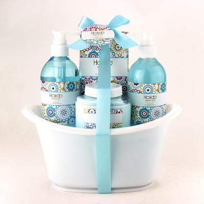 China Plastic Promotion Gift Bath Tub Gift Set, Bath Spa Gift Set and Bath Gift Set for Body Care for sale