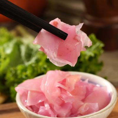 China Wholesale Preserved Sushi Packing Bag Packing White Pink Pickled Ginger for sale