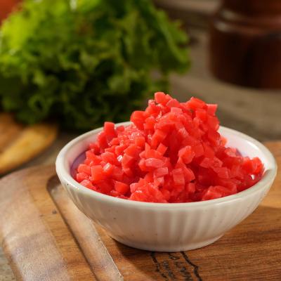 China Chinese Manufacturer PRESERVED Cheap Price Wholesale Red Diced Ginger Pickled Vegetables for sale