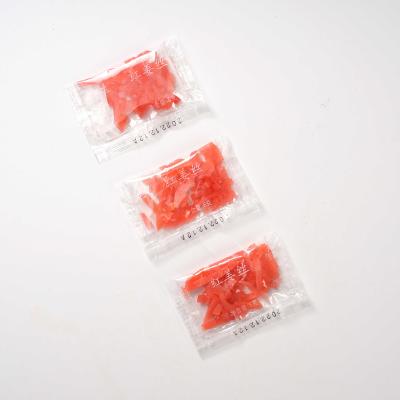 China BRC PRESERVED Japanese Red Pickled Ginger Slices Sushi Sweet Pickled Ginger for sale