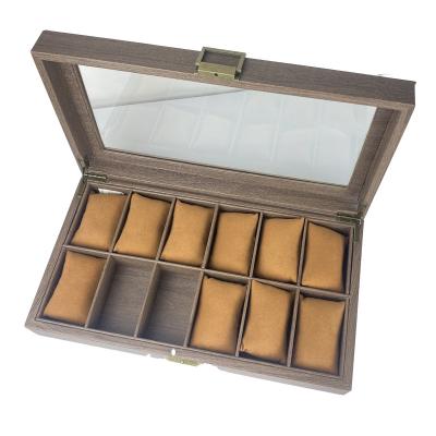 China Watch Storage and Display Sample Available Stylish Design Showing Wooden Box Watch Storage Organizer for Home Use for sale