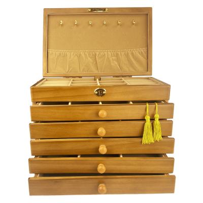 China Nut Delicate Box Storage And Display Supplier Velvet Packaging Boxes With Logo Jewelry Organizer for sale