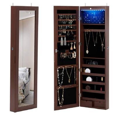 China Standing Jewelry Cabinet (Size) New Design Jewelry Cabinet Adjustable Mirror Stand for sale