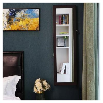 China New Design Standmirror (Height) Wall Mount Wooden Jewelry Cabinet Adjustable With Mirror for sale