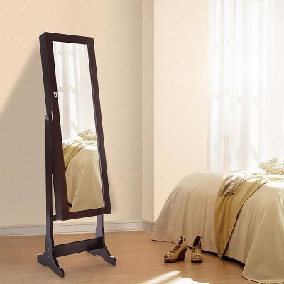 China (Height)Adjustable Sample Mirror Standmirror Jewelry Armoire Available Cabinet With Factory Direct Selling Price for sale