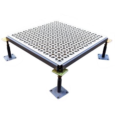 China High Quality Modern Hot Selling Anti-Static Open Ventilation Ratio 55% Perforated All Steel Expanded Flooring for sale