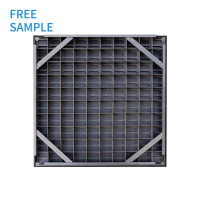 China Modern Perforated Raised Floor Tiles Accees Raised Floor Ventilation For Data Centar for sale