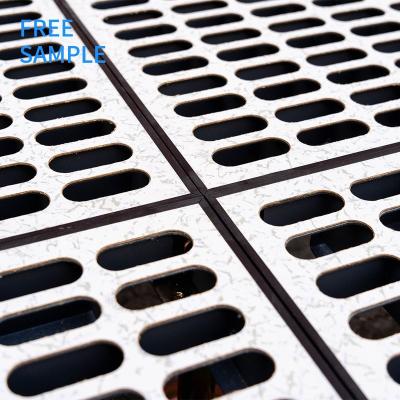 China Modern Tonglu Perforated Metal Expanded Floor Perforated Grid Panel for sale