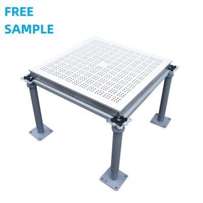 China Modern Aluminum Grid Raised Floor For Lab Clean Room Aluminum Die Cast Raised Floor for sale