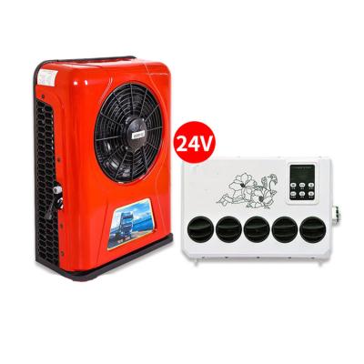 China Truck sleeper cabin air conditioner 12V 24V 220V motorhome electric car rooftop air conditioner for sale