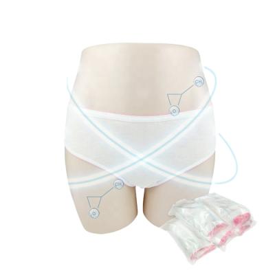 China Antibacterial Disposable 100% Pure Cotton Women's Panties Women's Panties Postpartum Underwear for sale