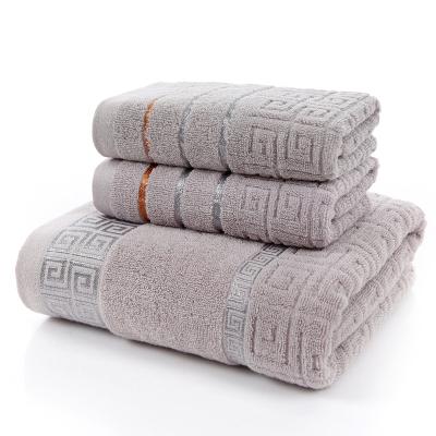 China Other No MOQ 100% Cotton Terry Hotel Bath Towel High Quality Hand Face Towel Set Travel Pool Home Use Towel for sale