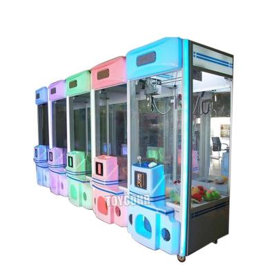 China With Led Light Coin Operated Dolls Blister Deluxe Candy Toy Arcade Claw Crane Vending Game Machine for sale