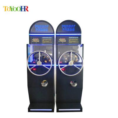 China Colorful hot sale cheap arcade machines DIY coin penny press machine coin press penny press penny machine souvenir magic coin maker for sale for sale