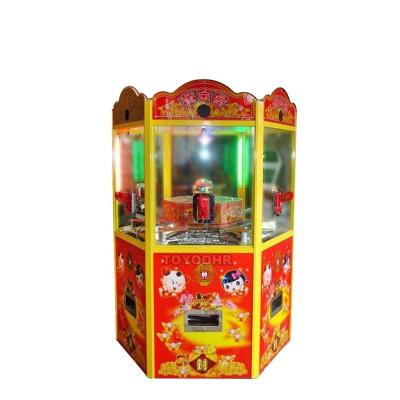 China Cheap Arcade Coin Pusher High Price Revenue Coin Machine 6 Players Coin Pusher Game Machine Table Top Bonus Coin Pusher Game Machine 180*180*2050mm for sale