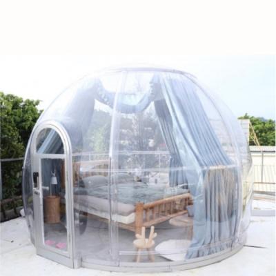 China Modern CGC Transparent PC Sheet 360 Degree Full Dome Tent Fireproof Bubble Hotel Room Transparent Sound Insulation for sale