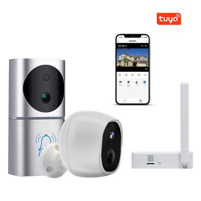 China Wholesale Tuya WiFi 2MP Indoor 1080P CCTV IP Camera Home Kit Motion Detection Solar Powered Security Camera System NIGHT VISION Wholesale for sale