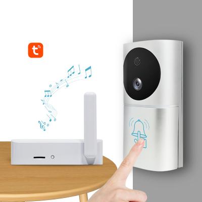 China Waterproof / Waterproof 1080P Tuya Smart WIFI Video Intercom IP Door Bell Camera Suitable for Apartment and House Door Phone Video Doorbell for sale