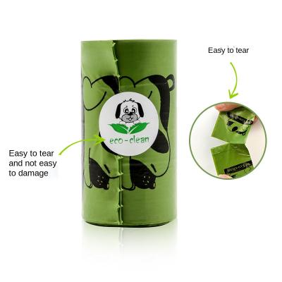 China Viable Factory Direct Degradable Pet Waste Bags 24 Rolls Thickened Dog Poop Bag for sale