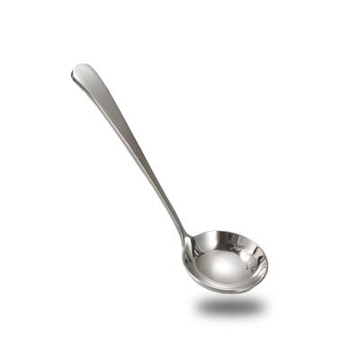 China Creative Net Red Color Household Pot Spoon 304 Stainless Steel Soup Spoon Viable Hot Kitchen Soup Spoon for sale