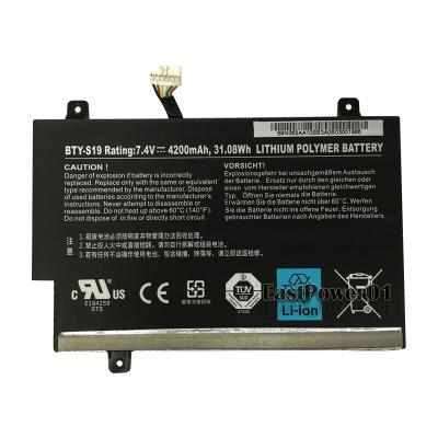 China Original LAPTOP/NOTEBOOK BTY-S19 31.08Wh Li-ion Laptop Battery For MSI BTY-S19 925TA026F 7.4V 4200MAH Battery Computer For MSI Laptop for sale