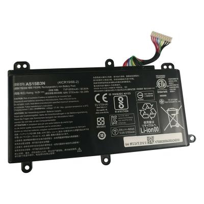 China Genuine Brand New AS15B3N LAPTOP Battery Original For Acer Predator 15 G9-591 G9-591G 14.8V 6000MAH AS15B3N Li-ion Battery for sale