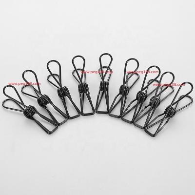 China Modern Colorful Black Stainless Steel Marine Clothes Pegs For Sale 316 Stainless Steel Pegs Stainless Steel Pegs for sale